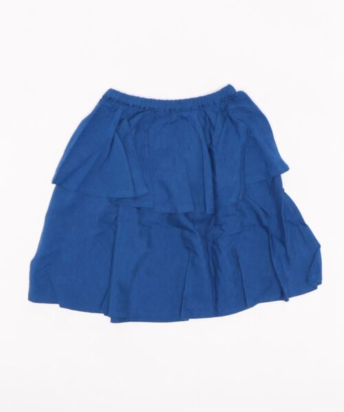 DISCOAT（ディスコート）の「2段フリルスカート（スカート・キッズ・ブルー/ブラウン/ブラック・130/120）」の4枚目の写真