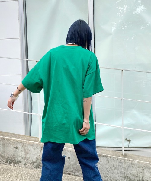 WHO'S WHO gallery（フーズフーギャラリー）の「GRANNY TEE（Tシャツ/カットソー・レディース・オートミール/ネイビー/グリーン・FREE）」の14枚目の写真