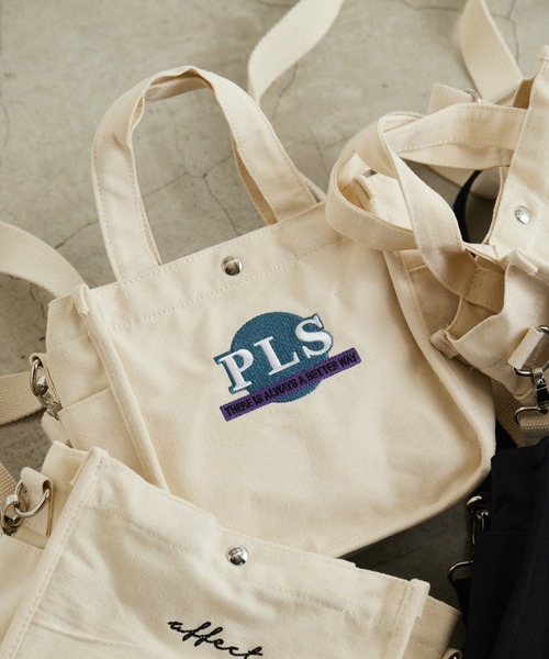 WEGO（ウィゴー）の「WEGO/キャンバスロゴスクエアショルダーバッグ（ショルダーバッグ・メンズ・その他1/その他3/その他2/その他5/その他4/その他7/その他6・FREE）」の7枚目の写真