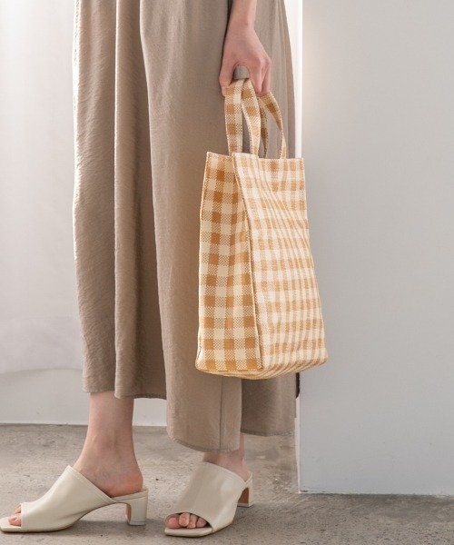 LOWRYS FARM（ローリーズファーム）の「ガラトートＢＡＧ　935686（トートバッグ・レディース・ブラック/オレンジ/ミント・FREE）」の3枚目の写真