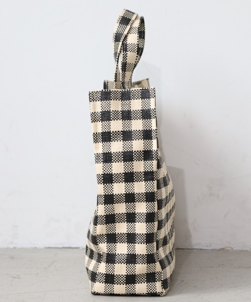 LOWRYS FARM（ローリーズファーム）の「ガラトートＢＡＧ　935686（トートバッグ・レディース・ブラック/オレンジ/ミント・FREE）」の7枚目の写真