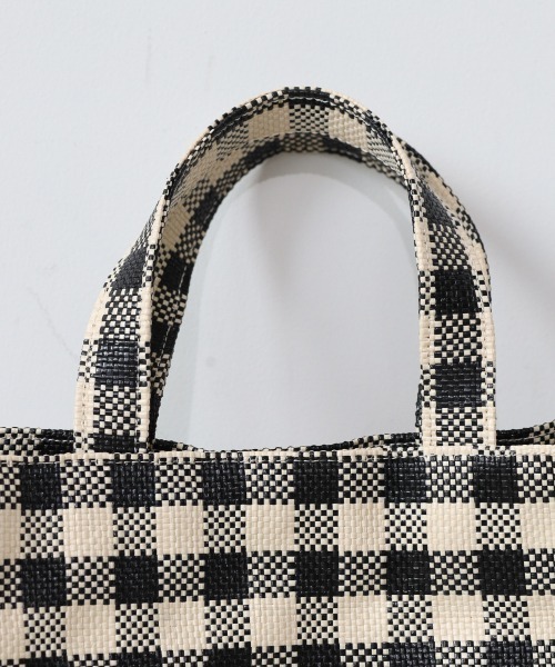 LOWRYS FARM（ローリーズファーム）の「ガラトートＢＡＧ　935686（トートバッグ・レディース・ブラック/オレンジ/ミント・FREE）」の8枚目の写真