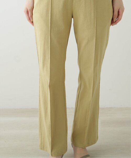 RAY CASSIN（レイカズン）の「リネンライクリラックスセミフレアパンツ（その他パンツ・レディース・ブラック/カーキ/ライトカーキ/キナリ/テラコッタ・SMALL/MEDIUM）」の20枚目の写真