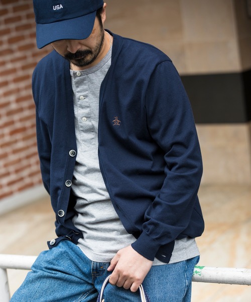 Munsingwear Grand-Slam（マンシングウェア　グランドスラム）の「ペンギン バイ マンシングウェア ヘンリーネックTシャツ メンズ ユニセックス ウェア スポーツウェア ゴルフ（Tシャツ/カットソー・メンズ・ホワイト/グレー/ネイビー・XL/S/L/M）」の11枚目の写真