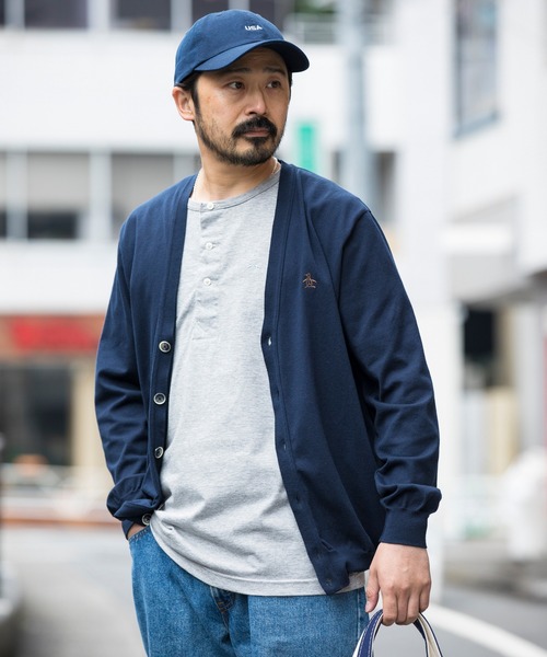 マンシングウエア　GrandSlam ネイビー シャツ ジップアップ マンシングウエア GrandSlam ネイビー シャツ ジップアップ