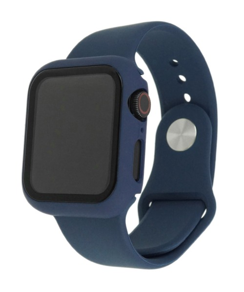 SBG（エスビー）の「アップルウォッチ対応 シリコンカラーバンド 強化ガラスバンパーカバーセット / SBG（デジタル腕時計・レディース・ホワイト/ブラック/ライトグレー/ブラウン/カーキ/ライム/ミント/ブルー/ネイビー/ライトブルー/ラベンダー/イエロー/ライトピンク/ピンクベージュ/ブルー系その他・40mm/44mm）」の10枚目の写真