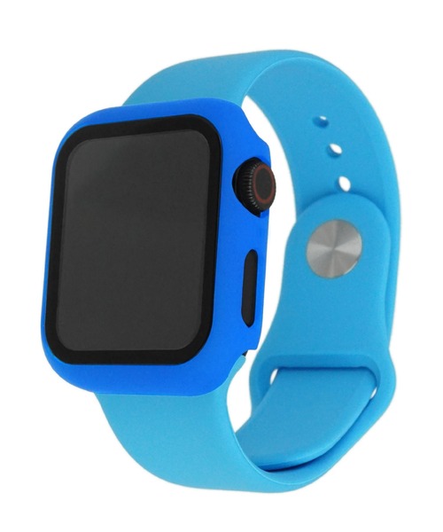 SBG（エスビー）の「アップルウォッチ対応 シリコンカラーバンド 強化ガラスバンパーカバーセット / SBG（デジタル腕時計・レディース・ホワイト/ブラック/ライトグレー/ブラウン/カーキ/ライム/ミント/ブルー/ネイビー/ライトブルー/ラベンダー/イエロー/ライトピンク/ピンクベージュ/ブルー系その他・40mm/44mm）」の11枚目の写真