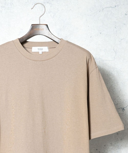 URBAN RESEARCH ROSSO MEN(アーバンリサーチロッソメン)の「『XLサイズあり』USAコットンMYSTANDARD半袖Tシャツ(Tシャツ/カットソー・メンズ・ブラック/ベージュ/ロイヤルブルー/チャコールグレー/ホワイト/グレー系その他/グリーン系その他/グレー/マスタード/ネイビー/ブラウン/ピンク系その他/レッド系その他/その他2/その他1・SMALL/X-LARGE/LARGE/MEDIUM)」の8枚目の写真