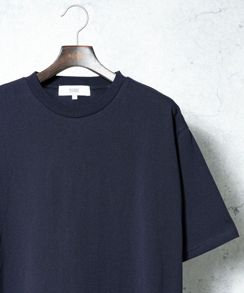 URBAN RESEARCH ROSSO MEN(アーバンリサーチロッソメン)の「『XLサイズあり』USAコットンMYSTANDARD半袖Tシャツ(Tシャツ/カットソー・メンズ・ブラック/ベージュ/ロイヤルブルー/チャコールグレー/ホワイト/グレー系その他/グリーン系その他/グレー/マスタード/ネイビー/ブラウン/ピンク系その他/レッド系その他/その他2/その他1・SMALL/X-LARGE/LARGE/MEDIUM)」の10枚目の写真