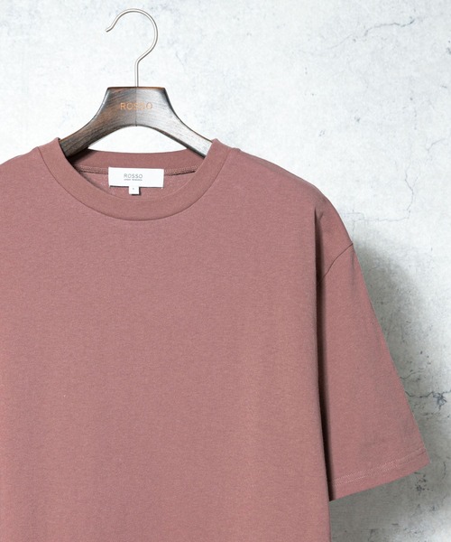 URBAN RESEARCH ROSSO MEN(アーバンリサーチロッソメン)の「『XLサイズあり』USAコットンMYSTANDARD半袖Tシャツ(Tシャツ/カットソー・メンズ・ブラック/ベージュ/ロイヤルブルー/チャコールグレー/ホワイト/グレー系その他/グリーン系その他/グレー/マスタード/ネイビー/ブラウン/ピンク系その他/レッド系その他/その他2/その他1・SMALL/X-LARGE/LARGE/MEDIUM)」の13枚目の写真