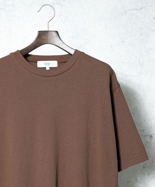 URBAN RESEARCH ROSSO MEN(アーバンリサーチロッソメン)の「『XLサイズあり』USAコットンMYSTANDARD半袖Tシャツ(Tシャツ/カットソー・メンズ・ブラック/ベージュ/ロイヤルブルー/チャコールグレー/ホワイト/グレー系その他/グリーン系その他/グレー/マスタード/ネイビー/ブラウン/ピンク系その他/レッド系その他/その他2/その他1・SMALL/X-LARGE/LARGE/MEDIUM)」の7枚目の写真