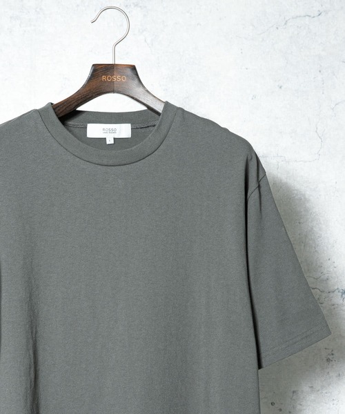 URBAN RESEARCH ROSSO MEN(アーバンリサーチロッソメン)の「『XLサイズあり』USAコットンMYSTANDARD半袖Tシャツ(Tシャツ/カットソー・メンズ・ブラック/ベージュ/ロイヤルブルー/チャコールグレー/ホワイト/グレー系その他/グリーン系その他/グレー/マスタード/ネイビー/ブラウン/ピンク系その他/レッド系その他/その他2/その他1・SMALL/X-LARGE/LARGE/MEDIUM)」の5枚目の写真