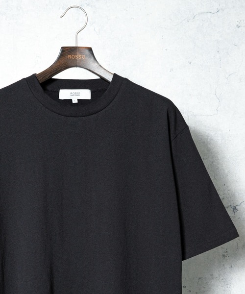 URBAN RESEARCH ROSSO MEN(アーバンリサーチロッソメン)の「『XLサイズあり』USAコットンMYSTANDARD半袖Tシャツ(Tシャツ/カットソー・メンズ・ブラック/ベージュ/ロイヤルブルー/チャコールグレー/ホワイト/グレー系その他/グリーン系その他/グレー/マスタード/ネイビー/ブラウン/ピンク系その他/レッド系その他/その他2/その他1・SMALL/X-LARGE/LARGE/MEDIUM)」の3枚目の写真