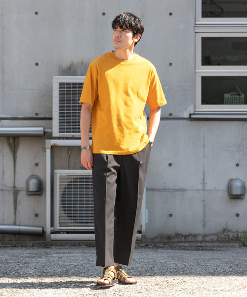 URBAN RESEARCH ROSSO MEN(アーバンリサーチロッソメン)の「『XLサイズあり』USAコットンMYSTANDARD半袖Tシャツ(Tシャツ/カットソー・メンズ・ブラック/ベージュ/ロイヤルブルー/チャコールグレー/ホワイト/グレー系その他/グリーン系その他/グレー/マスタード/ネイビー/ブラウン/ピンク系その他/レッド系その他/その他2/その他1・SMALL/X-LARGE/LARGE/MEDIUM)」の16枚目の写真