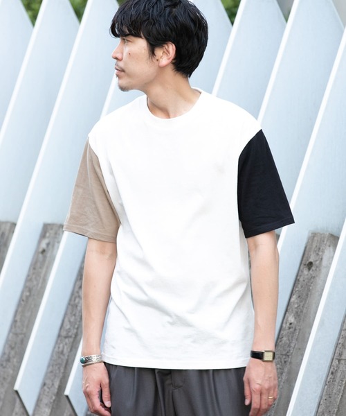 URBAN RESEARCH ROSSO MEN(アーバンリサーチロッソメン)の「『XLサイズあり』USAコットンMYSTANDARD半袖Tシャツ(Tシャツ/カットソー・メンズ・ブラック/ベージュ/ロイヤルブルー/チャコールグレー/ホワイト/グレー系その他/グリーン系その他/グレー/マスタード/ネイビー/ブラウン/ピンク系その他/レッド系その他/その他2/その他1・SMALL/X-LARGE/LARGE/MEDIUM)」の17枚目の写真