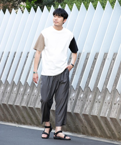 URBAN RESEARCH ROSSO MEN(アーバンリサーチロッソメン)の「『XLサイズあり』USAコットンMYSTANDARD半袖Tシャツ(Tシャツ/カットソー・メンズ・ブラック/ベージュ/ロイヤルブルー/チャコールグレー/ホワイト/グレー系その他/グリーン系その他/グレー/マスタード/ネイビー/ブラウン/ピンク系その他/レッド系その他/その他2/その他1・SMALL/X-LARGE/LARGE/MEDIUM)」の19枚目の写真