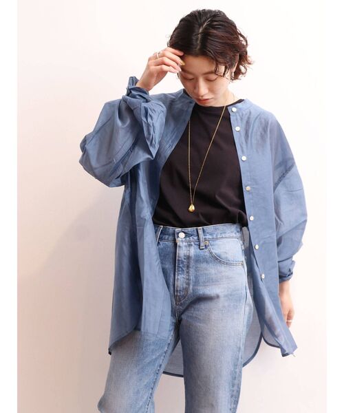 Ungrid（アングリッド）の「【WEB限定】スリーブボリュームシアーブラウス（シャツ/ブラウス・レディース・ブルー/オレンジ/イエロー/ピンク/オフホワイト/カーキ・FREE）」の13枚目の写真