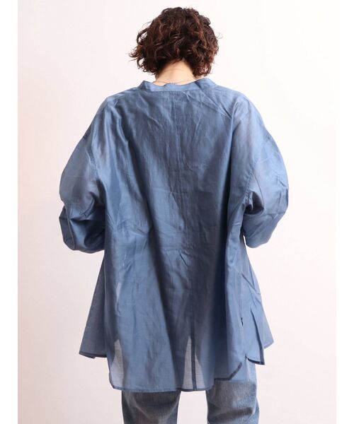 Ungrid（アングリッド）の「【WEB限定】スリーブボリュームシアーブラウス（シャツ/ブラウス・レディース・ブルー/オレンジ/イエロー/ピンク/オフホワイト/カーキ・FREE）」の22枚目の写真