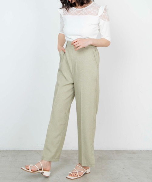 WEGO（ウィゴー）の「WEGO/オープンショルダーレースフリルT（Tシャツ/カットソー・レディース・ブラック/ホワイト・FREE）」の8枚目の写真