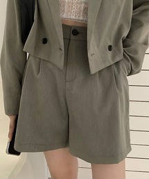 MANGROVE | 【セットアップ対応】タック入りショートパンツ(その他パンツ)