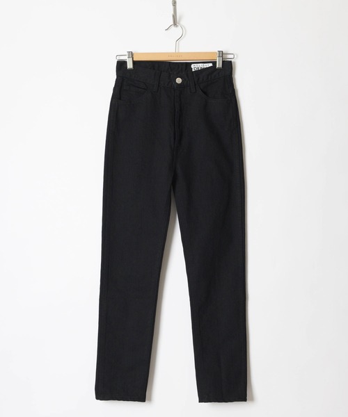 HOLIDAY(ホリデイ)の「HIGH WAIST SKINNY DENIM PANTS (CROPPED) ハイウエストスキニーデニムパンツ (クロップド)(デニムパンツ・レディース・ブラック・1/2/0)」の1枚目の写真