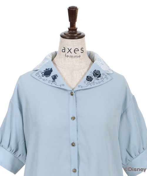 axes femme（アクシーズファム）の「【美女と野獣】刺繍ブラウス