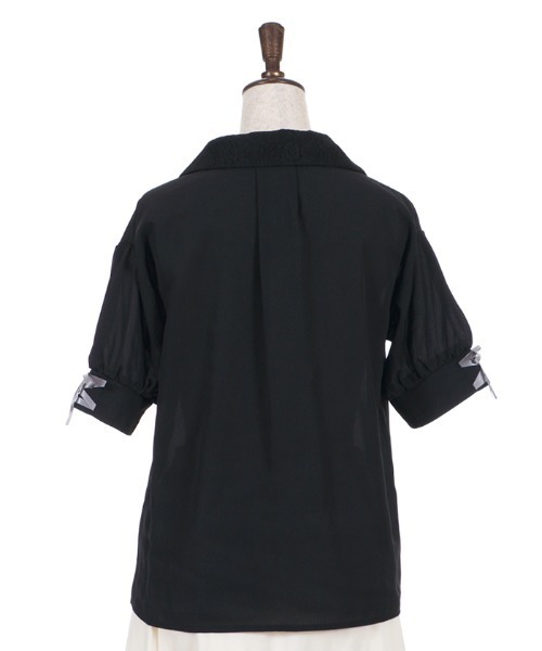★未使用★axes femme 美女と野獣コラボ フェミニンボータイ刺繍ブラウス axes femme（アクシーズファム）の「【美女と野獣】刺繍ブラウス