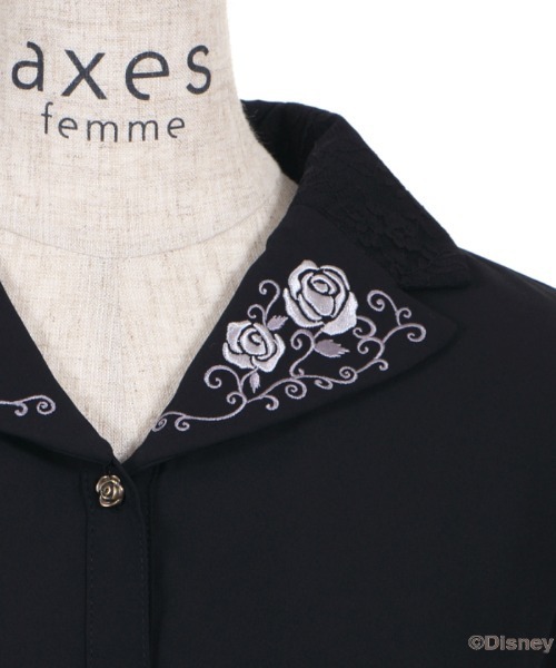 axes femme（アクシーズファム）の「【美女と野獣】刺繍ブラウス