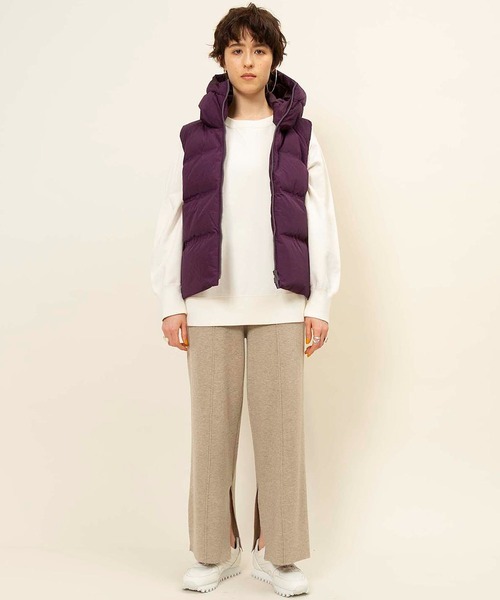 Johnbull（ジョンブル）の「シームレスダウンベスト（ダウンベスト・レディース・ブラック/パープル/オリーブ/アイボリー・SMALL/MEDIUM）」の11枚目の写真