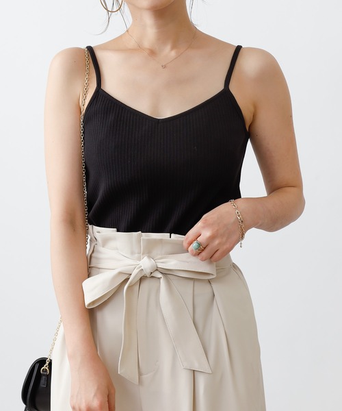 COLONY 2139（コロニートゥーワンスリーナイン）の「【UVカット】ランダムテレコ2WAYキャミソール(ストラップ調整可能)（キャミソール・レディース・ブラック/オフホワイト/ブルー系その他・MEDIUM/LARGE/SMALL）」の19枚目の写真