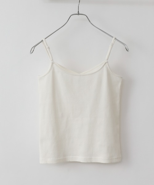 COLONY 2139（コロニートゥーワンスリーナイン）の「【UVカット】ランダムテレコ2WAYキャミソール(ストラップ調整可能)（キャミソール・レディース・ブラック/オフホワイト/ブルー系その他・MEDIUM/LARGE/SMALL）」の8枚目の写真