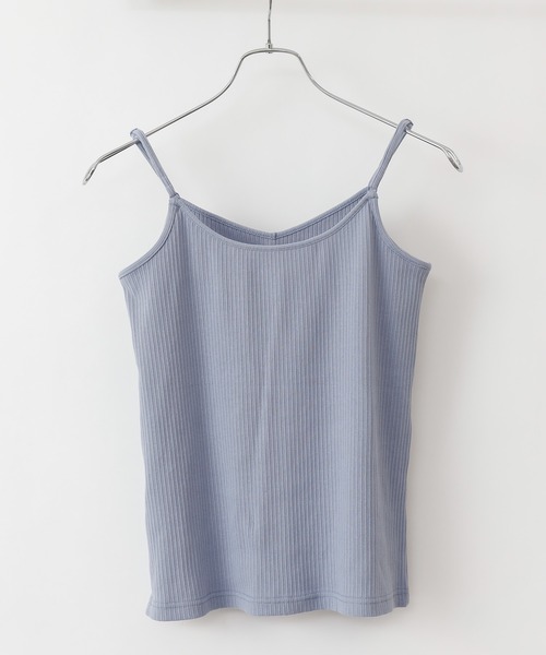 COLONY 2139（コロニートゥーワンスリーナイン）の「【UVカット】ランダムテレコ2WAYキャミソール(ストラップ調整可能)（キャミソール・レディース・ブラック/オフホワイト/ブルー系その他・MEDIUM/LARGE/SMALL）」の12枚目の写真