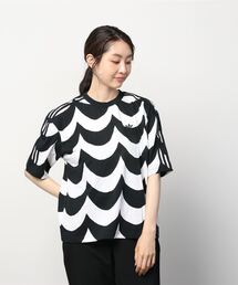 adidas | adidas アディダス W TEE(MARIMEKKO) ショートスリーブ（マリメッコ） H20475 BLK/WHT(Tシャツ/カットソー)