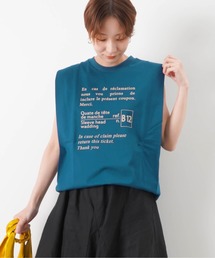 blanc basque | BLANC basque ブランバスク 天竺パワーショルダーノースリーブカットソー(Tシャツ/カットソー)