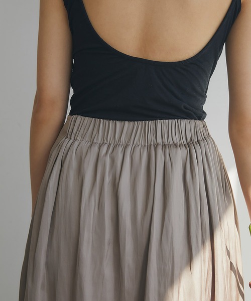 RANDEBOO（ランデブー）の「Aurora skirt（スカート・レディース・ベージュ/ブラック・FREE）」の14枚目の写真