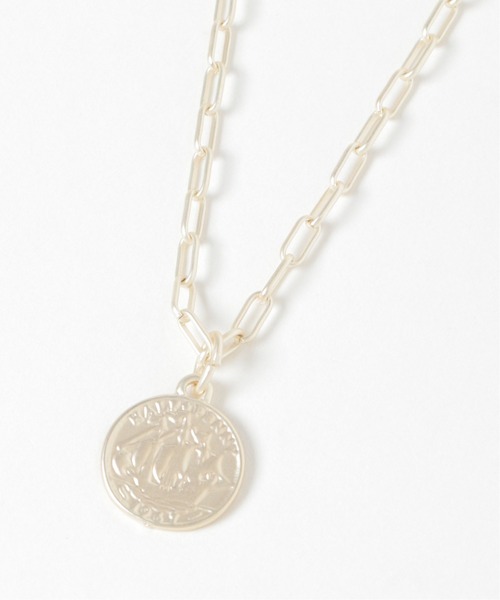 ikka(イッカ)の「コインマンテルネックレス(ネックレス・レディース・ゴールド/シルバー・FREE)」の7枚目の写真