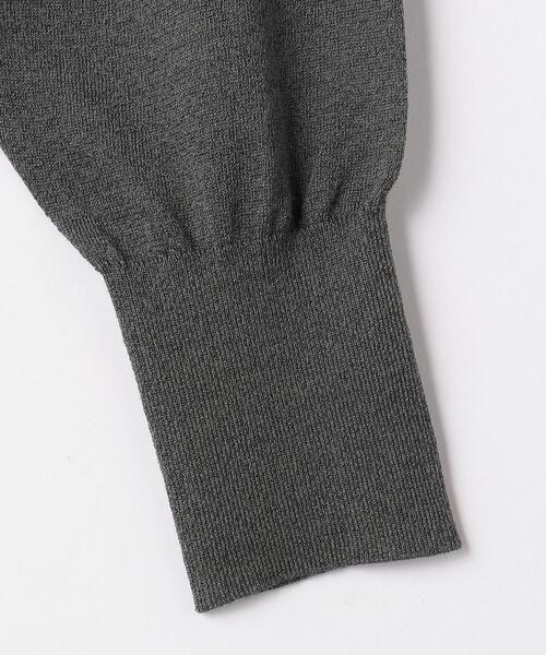 green label relaxing(グリーンレーベルリラクシング)の「テンジク シアー ラメ Vネック プルオーバー ニット -ウォッシャブル-(ニット/セーター・レディース・ダークグレー/ナチュラル・FREE)」の16枚目の写真