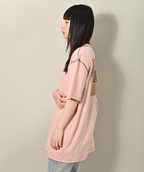 THE NORTH FACE（ザノースフェイス）の「THE NORTH FACE (ザ・ノース・フェイス) DOME CLIMB TEE Tシャツ（Tシャツ/カットソー・レディース・ピンク・L/S/M）」の2枚目の写真