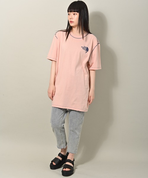 THE NORTH FACE（ザノースフェイス）の「THE NORTH FACE (ザ・ノース・フェイス) DOME CLIMB TEE Tシャツ（Tシャツ/カットソー・レディース・ピンク・L/S/M）」の6枚目の写真