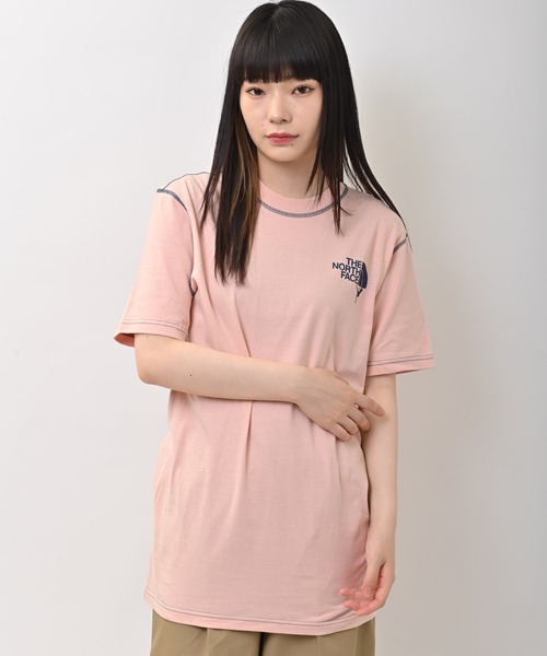 THE NORTH FACE（ザノースフェイス）の「THE NORTH FACE (ザ・ノース・フェイス) DOME CLIMB TEE Tシャツ（Tシャツ/カットソー・レディース・ピンク・L/S/M）」の4枚目の写真