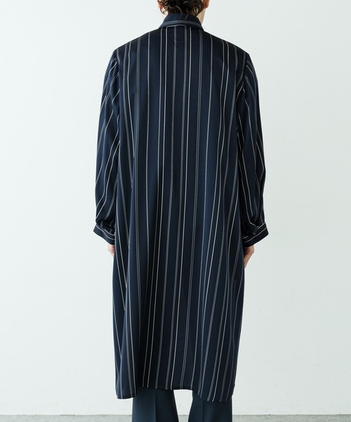 Lui's(ルイス)の「バックロングテールスリットシャツ(シャツ/ブラウス・メンズ・ブラウン/ネイビー・FREE)」の21枚目の写真