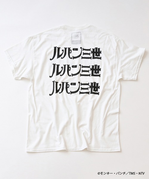 JOURNAL STANDARD SELECT（ジャーナルスタンダードセレクト）の「【ルパン3世×JOURNAL STANDARD】アニメ化 50周年記念企画 Tシャツ（Tシャツ/カットソー・メンズ・ホワイト系その他2/ブラック/ホワイト系その他3/ホワイト系その他/ホワイト系その他5/ホワイト/ホワイト系その他4・MEDIUM/LARGE/X-LARGE）」の5枚目の写真