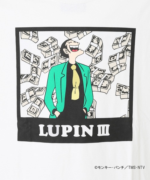 JOURNAL STANDARD SELECT（ジャーナルスタンダードセレクト）の「【ルパン3世×JOURNAL STANDARD】アニメ化 50周年記念企画 Tシャツ（Tシャツ/カットソー・メンズ・ホワイト系その他2/ブラック/ホワイト系その他3/ホワイト系その他/ホワイト系その他5/ホワイト/ホワイト系その他4・MEDIUM/LARGE/X-LARGE）」の17枚目の写真