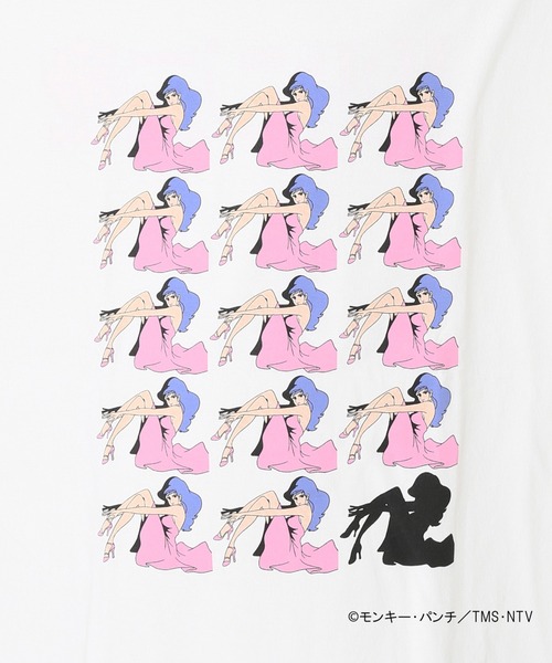 JOURNAL STANDARD SELECT（ジャーナルスタンダードセレクト）の「【ルパン3世×JOURNAL STANDARD】アニメ化 50周年記念企画 Tシャツ（Tシャツ/カットソー・メンズ・ホワイト系その他2/ブラック/ホワイト系その他3/ホワイト系その他/ホワイト系その他5/ホワイト/ホワイト系その他4・MEDIUM/LARGE/X-LARGE）」の10枚目の写真