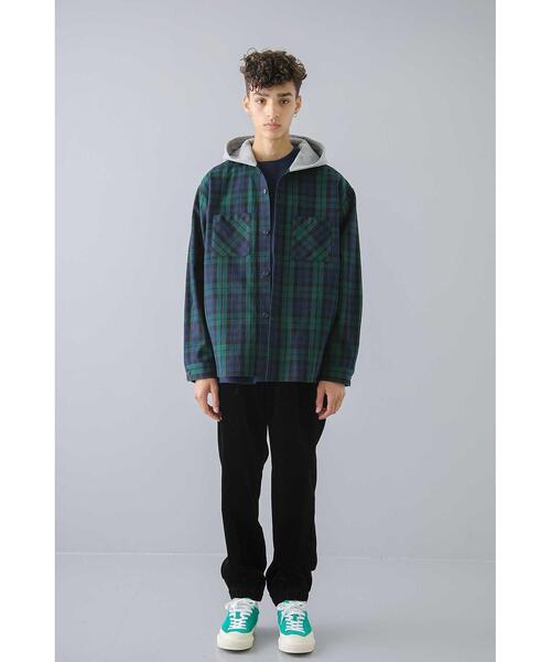 MONKEY TIME（モンキータイム）の「＜monkey time＞ 8W SOFT CORDUROY 1P WIDE EASY JOGGER PANTS/ワイドパンツ（その他パンツ・メンズ・ケリー/ブラック/クリーム・L/XL/M/S）」の2枚目の写真