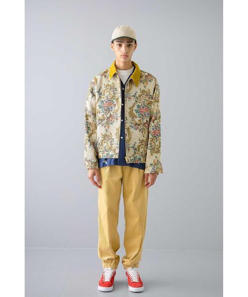 MONKEY TIME（モンキータイム）の「＜monkey time＞ 8W SOFT CORDUROY 1P WIDE EASY JOGGER PANTS/ワイドパンツ（その他パンツ・メンズ・ケリー/ブラック/クリーム・L/XL/M/S）」の5枚目の写真