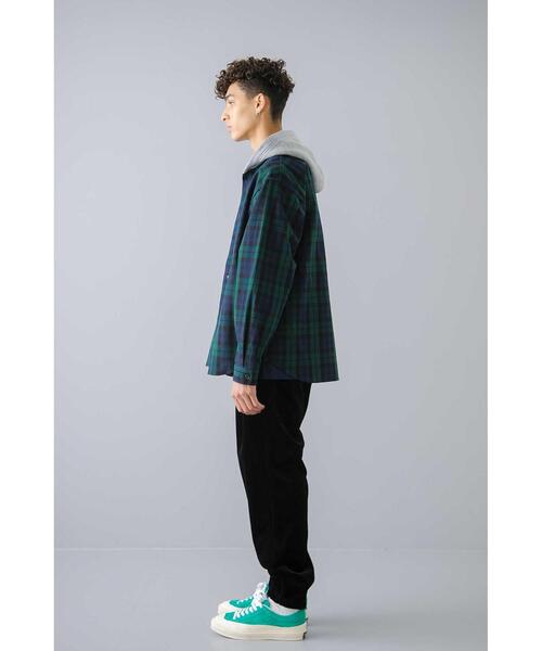 MONKEY TIME（モンキータイム）の「＜monkey time＞ 8W SOFT CORDUROY 1P WIDE EASY JOGGER PANTS/ワイドパンツ（その他パンツ・メンズ・ケリー/ブラック/クリーム・L/XL/M/S）」の20枚目の写真