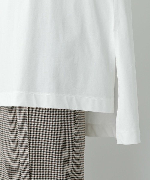 LEPSIM(レプシィム)の「マルチ機能チュニック(8分袖) 954518(Tシャツ/カットソー・レディース・ブラック/ブラウン/オフホワイト/ピンク・FREE)」の16枚目の写真
