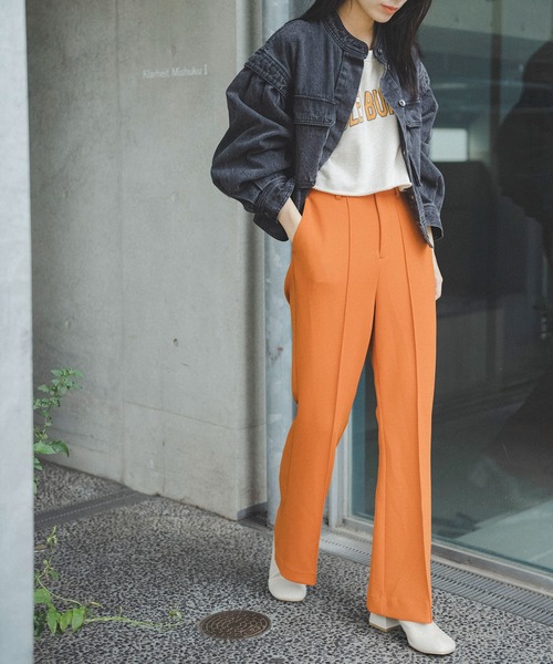 FREE'S MART（フリーズマート）の「◆カレッジロゴ長袖短丈スウェット（スウェット・レディース・ホワイト/ブラウン/グレー・FREE）」の19枚目の写真