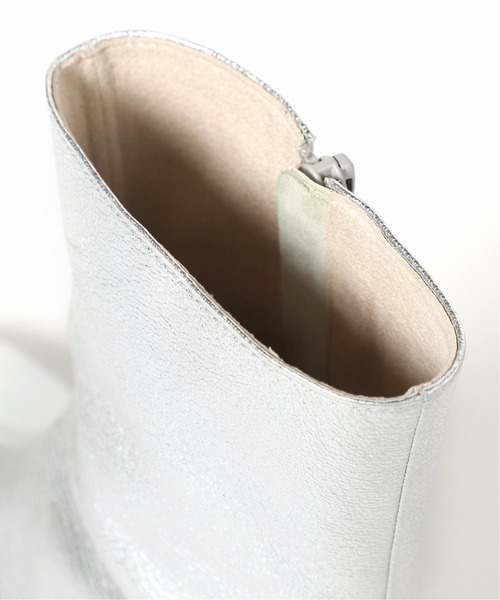 Charles Chaton（シャルルシャトン）の「CHARLES CHATON foil short boots（ブーツ・レディース・シルバー・38/36/37）」の12枚目の写真